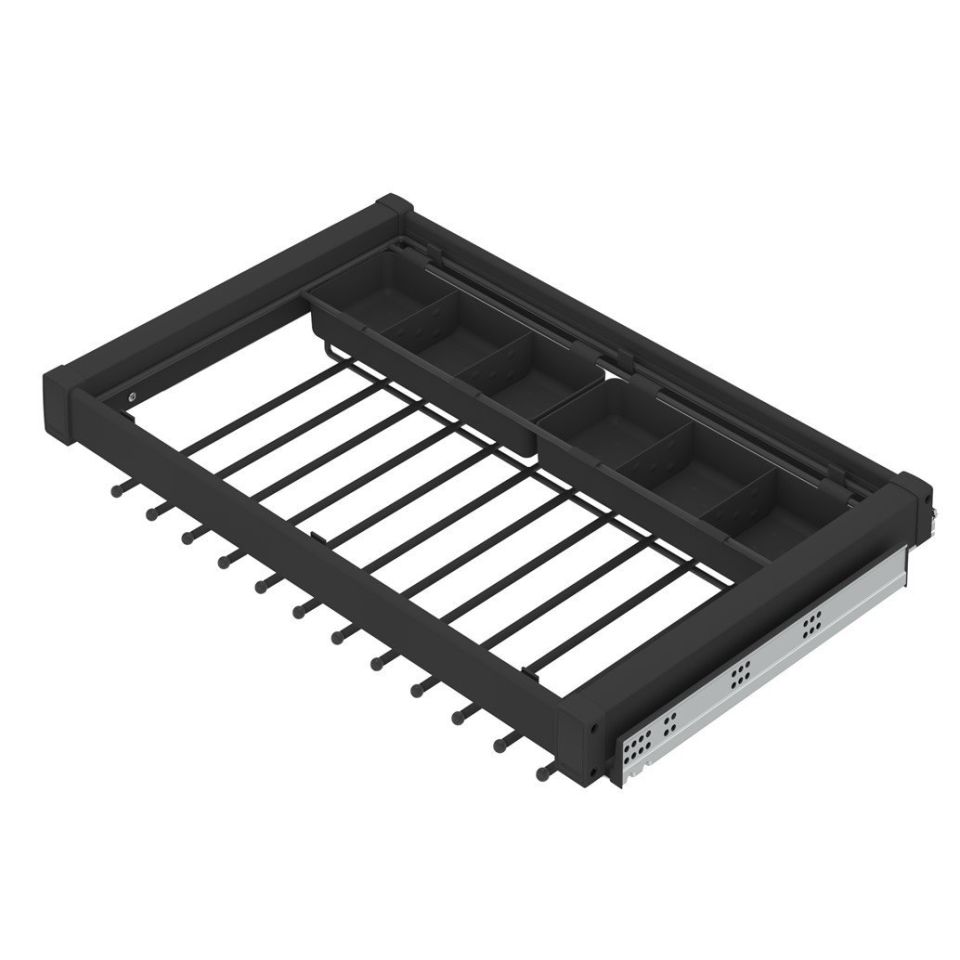 Alüminyum Fonksiyonel Pantolonluk 80 cm (Frenli) Antrasit