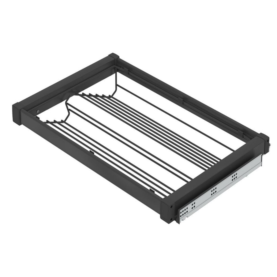 Alüminyum Ayakkabılık 80 cm (Frenli) Antrasit
