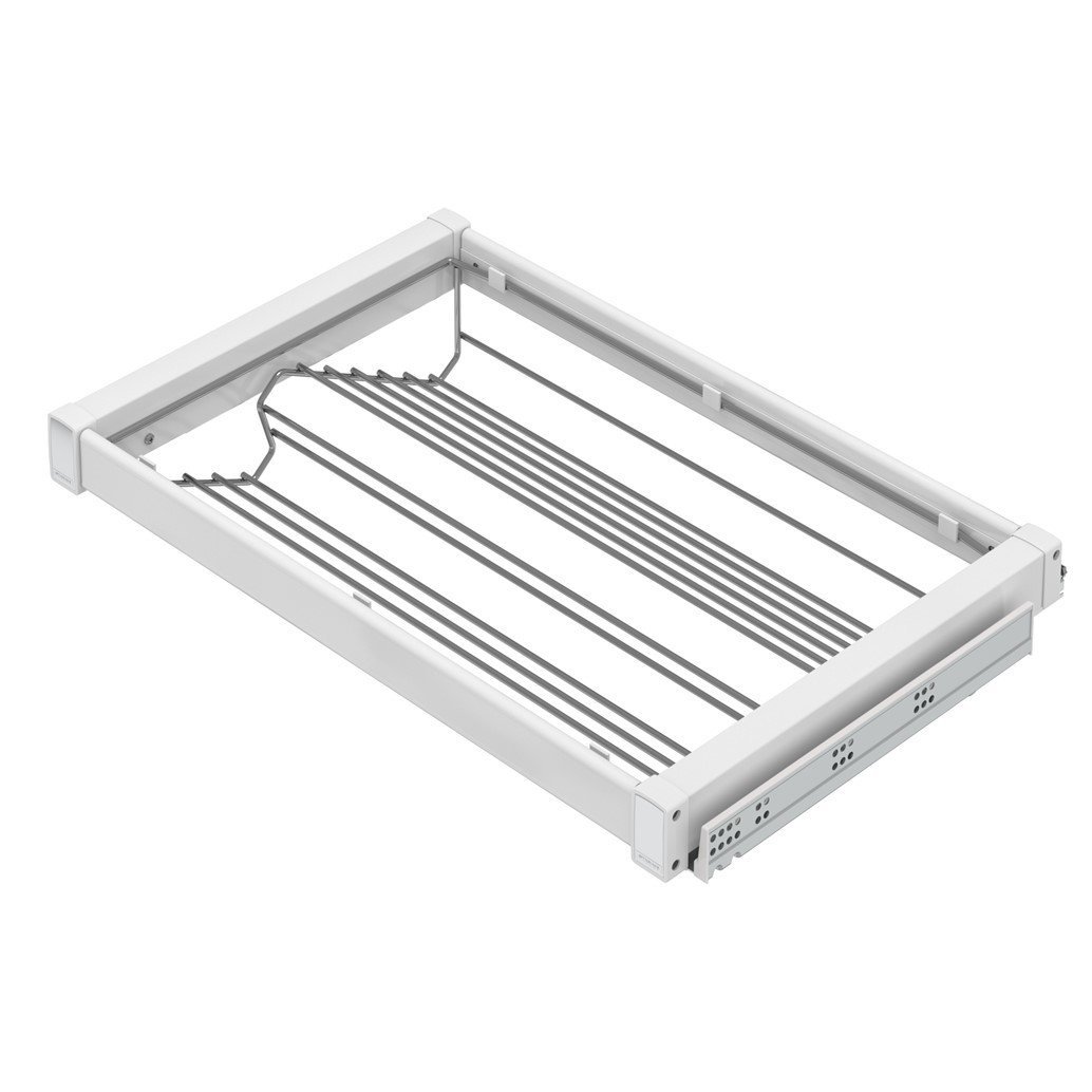 Alüminyum Ayakkabılık 80 cm (Frenli) Beyaz