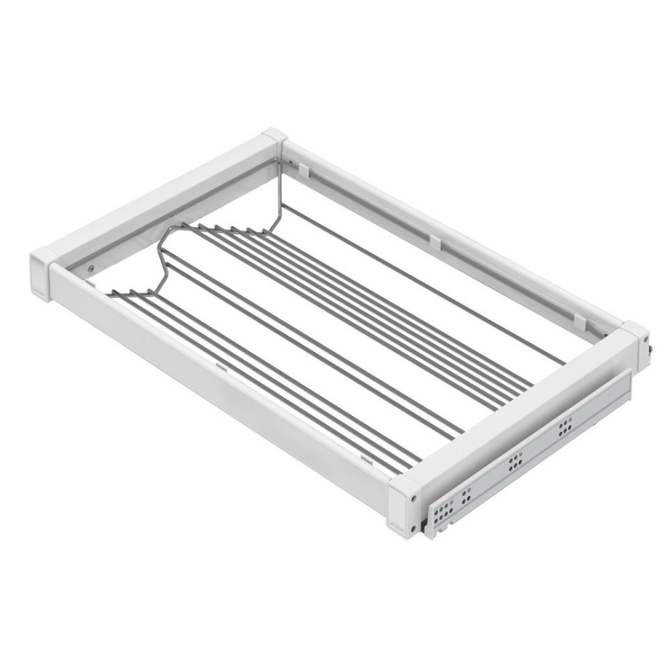 Alüminyum Ayakkabılık 80 cm (Frenli) Beyaz