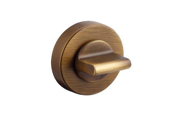 MATRIX Rozetli Kapı Kolu WC - Antik Bronz