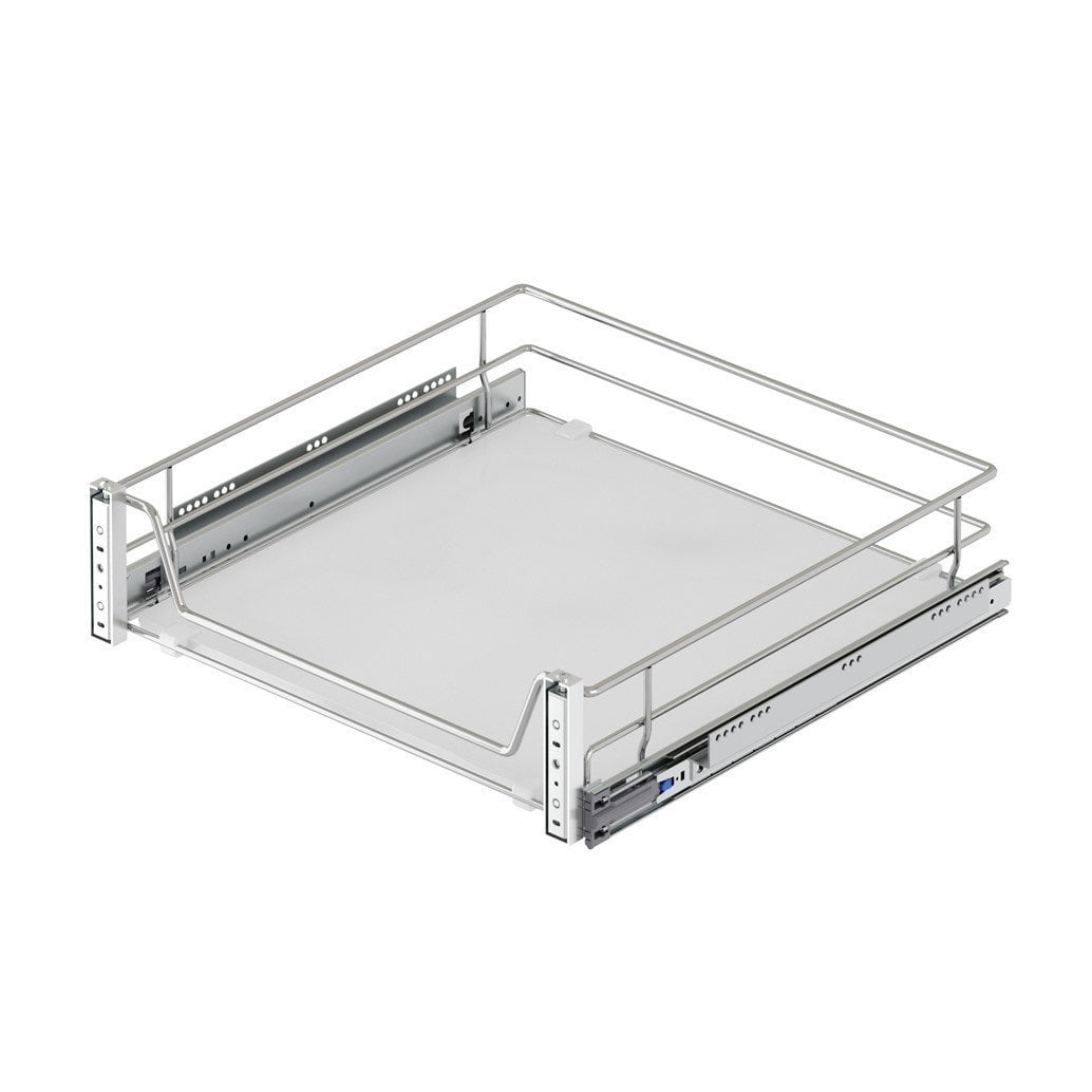 Ahşap Tablalı Kpğ. Mnt. Tls. Raylı Çekmece 60 cm (Frenli) Krom