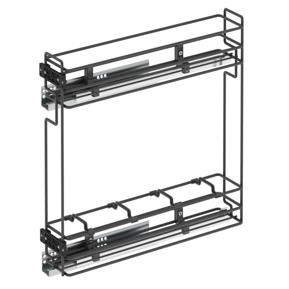 Tandem Raylı Şişelik Tek Açılım Sağ - 475 mm (Frenli) Antrasit