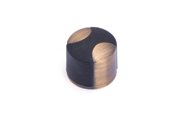 1005 Kapı Stopu 0035 mm - Antik Bronz-Siyah Plastik
