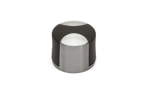 1005 Kapı Stopu 0035 mm - Krom Saten-Siyah Plastik
