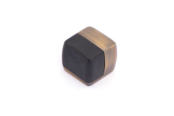 1015 Kapı Stopu 0034 mm - Antik Bronz-Siyah Plastik