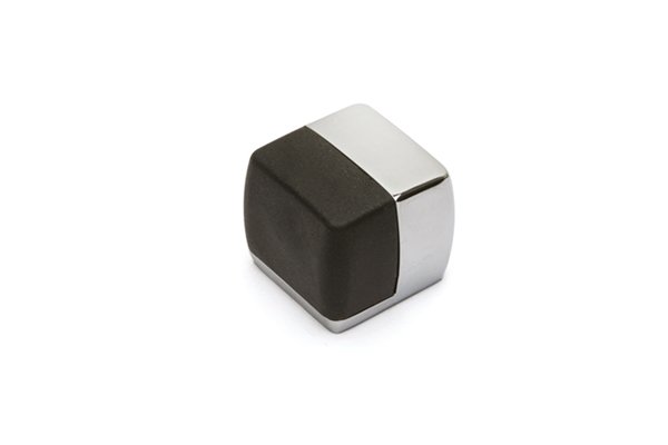 1015 Kapı Stopu 0034 mm - Krom-Siyah Plastik