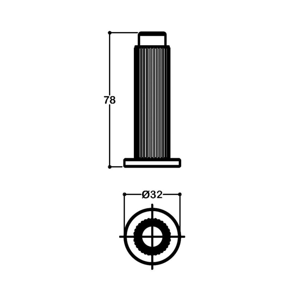 1018 Kapı Stobu 0032 mm - Antik Bakır-Antik Bakır-Siyah Plastik