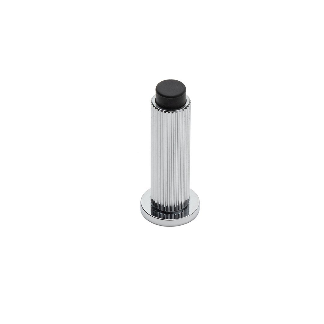 1018 Kapı Stobu 0032 mm - Krom-Krom-Siyah Plastik