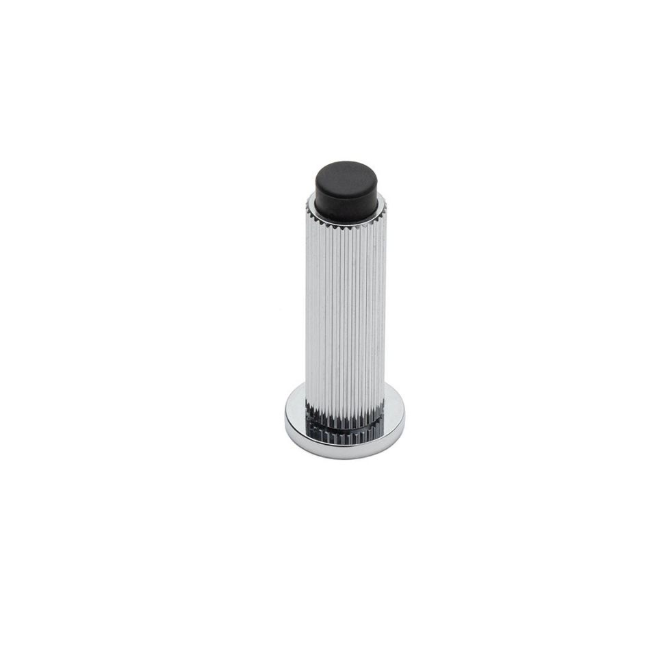 1018 Kapı Stobu 0032 mm - Krom-Krom-Siyah Plastik