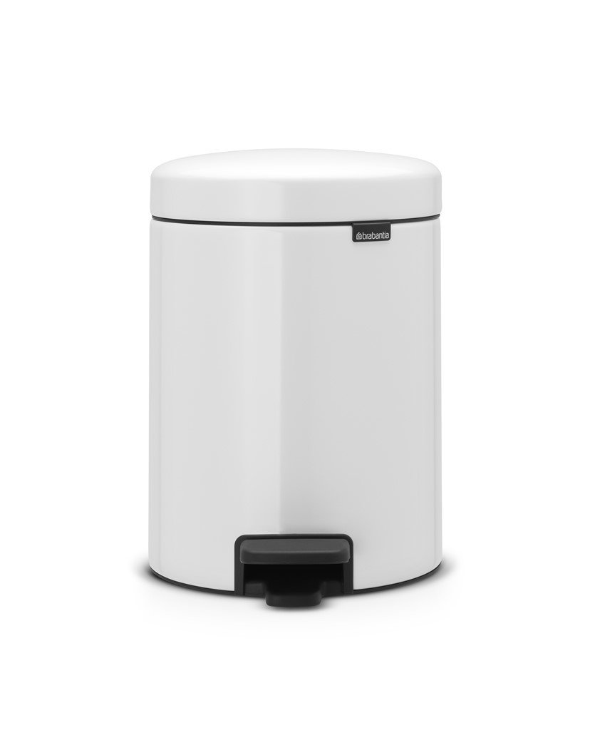 Newicon White Pedallı Çöp Kutusu 5Lt
