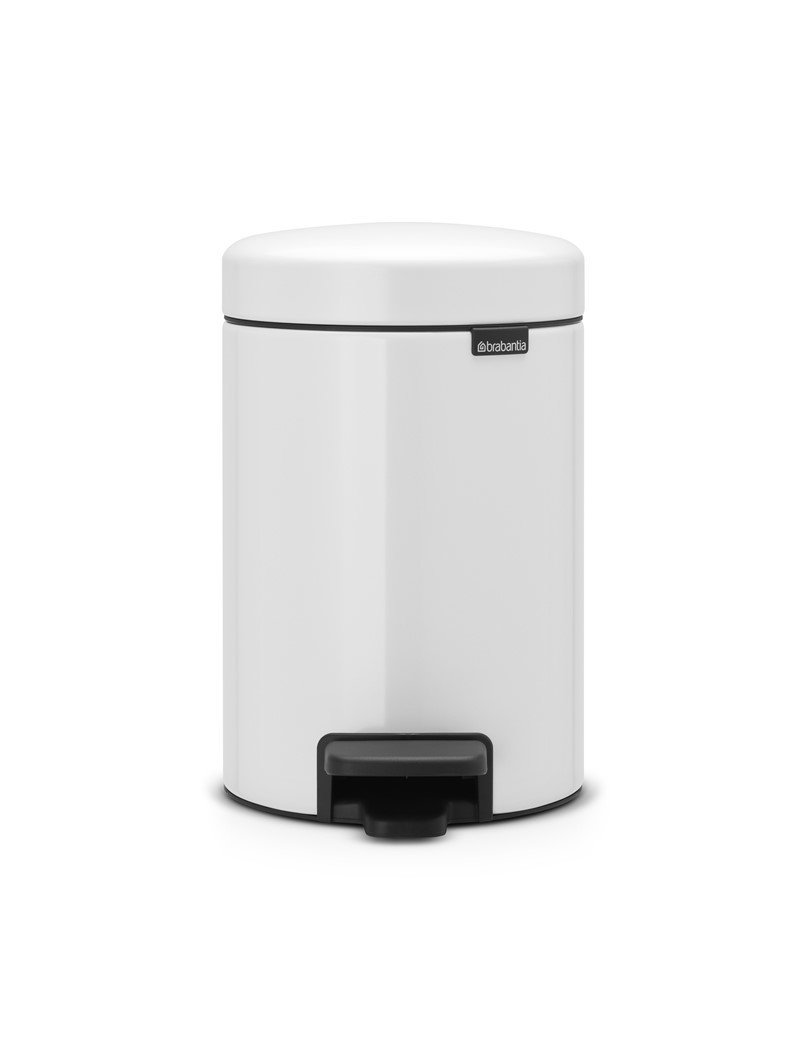 Newicon White Pedallı Çöp Kutusu 3Lt