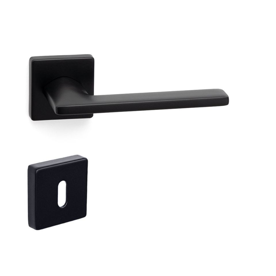 Slim Rozetli Kapı Kolu Yale - Saten