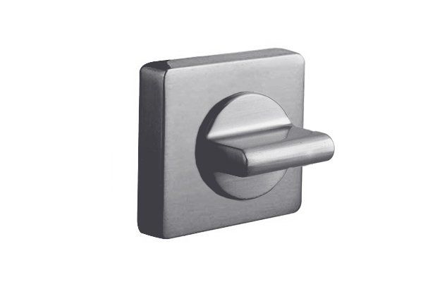 FOSIL Rozetli Kapı Kolu WC - Mat Füme