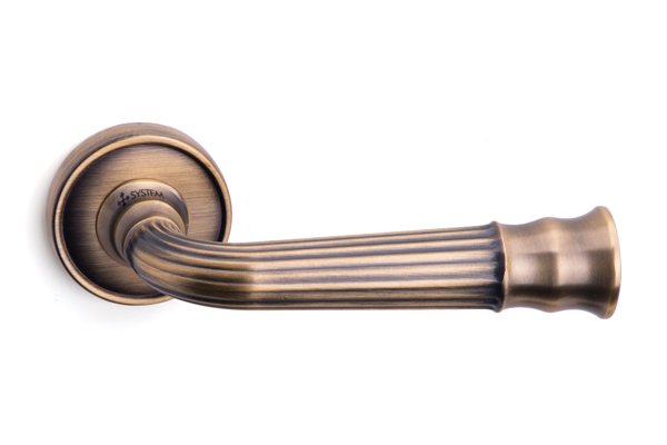 DESPINA Rozetli Kapı Kolu WC - Antik Bronz